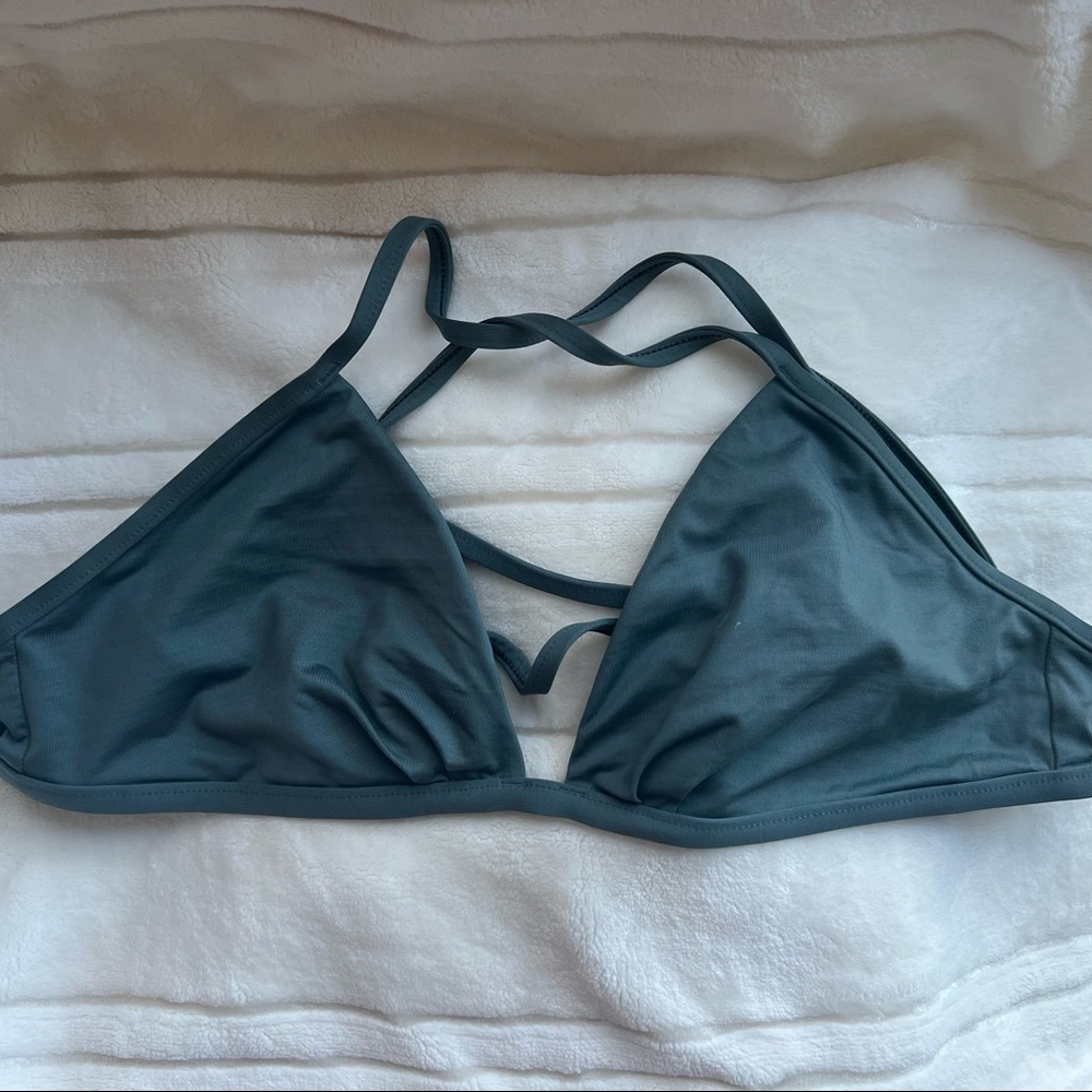 Patagonia Kupala Cross Back Bikini Top - gray blue